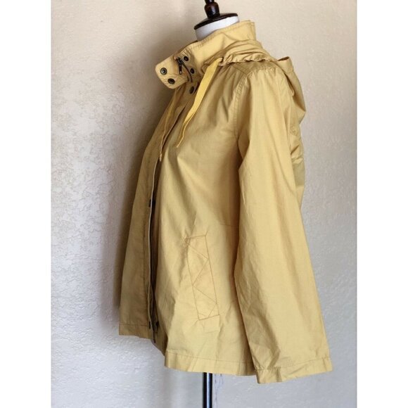 Caslon Women's Petite Yellow Short Techy Cotton Parka Size XXS - Picture 10 of 11